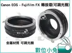 數位小兔【CANON EOS EF EF-S 可調光圈 FUJIFILM FX 轉接環】XE2XT1 XE1  XM1