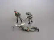 WW2 German MG team 1/35 built panited Tamiya figures