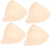 [FRCOLOR] 4Pcs Removable Swimwear Pads Inserts for Bikinis Sports Bras and Nursing Bras Lightweight Comfortable and Natural Shape Padding for Summer Beach Wear