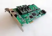 Atcom AXE800P-20 8 Port Analog PCI-E Asterisk Card with 4 FXS 0 FXO