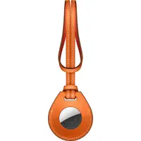 在飛比找PChome24h購物優惠-WIWU AIRTAG系列經典真皮手提包吊飾-橘色