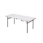 4/6 FT Commercial Grade Bi-Fold-In-Half Trestle Table Secure Strong Great Events