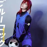 在飛比找蝦皮購物優惠-Ellen Blue Lock Cosplay 服裝足球球衣