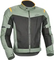 Acerbis Ramsey Vented 2.0 Mesh Motorcycle Textile Jacket, green-yellow, Size 3XL for Men Green Yellow