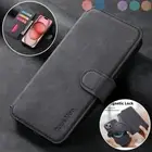 For iPhone 16e 15 14 13 12 11 Detachable Leather Case Magnetic Flip Wallet Cover