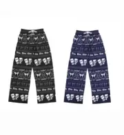 Fairtex Muay Thai Pants Black-Navy blue – PANTS01 , Italian Silk fabric ,Size XL