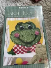 Caron Natura Froggy Latch Hook Kit #P535 12x12" Sealed NEW