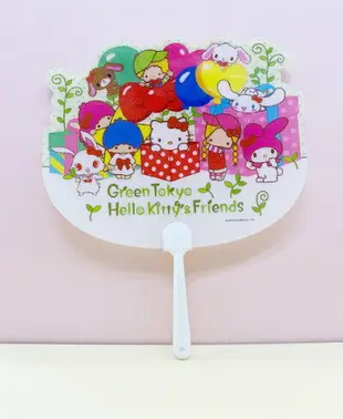 【震撼精品百貨】Hello Kitty 凱蒂貓 凱蒂貓 HELLO KITTY扇子-三麗鷗家族#35876 震撼日式精品百貨