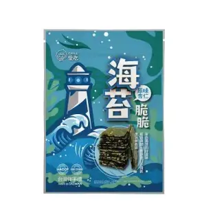 【CHILL愛吃】芝麻杏仁海苔脆片(32g/包)x6包