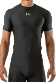 McDavid Shortsleeve Sport Compression Short Sleeve Shirt, Black Size XL (41-44)