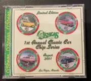 $5 Las Vegas O'sheas 1st Annual Classic Car Series Casino Chip Set of 4 - Unc.