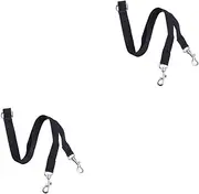 BESPORTBLE 2pcs Dual Dog Leash for Training 1 Wide Nylon Straps Double Dog Leash Coupler for Pet Walker