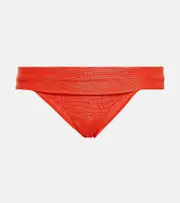 [Heidi Klein] Heidi Klein Morocco metallic mid-rise bikini bottoms AU 12 red