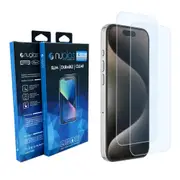 Nuglas 2x Screen Protector Anti Blue Clear Tempered Glass For iPhone 15 Pro Max / 15 Plus/ iPhone 16 Plus