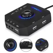 Plug&play 7.1 External Sound Card Audio Stereo Sound Adapter For PC Laptop