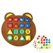 Shape Matching Board Game Color Sensory Educational Toy Shape Quick Matching
