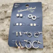 Universal Thread Semi Precious 8-pk Earring Set NEW
