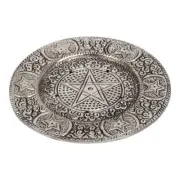Pentacle Aluminium Ash Catcher Incense Burner Plate 12cm