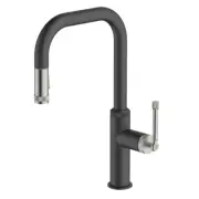 Abey Gareth Ashton Industrial Dual Function Pull Out Kitchen Mixer 7K2-BBN