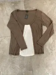 size L pumpkin patch maternity jumper