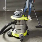 Ryobi 20L Stainless Steel Wet And Dry Workshop Vacuum RVC-1220I-G