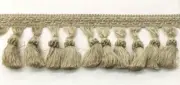 Tassel Fringe Trim 3.5" for Drapery Curtains Upholstery Pillows/ Biege