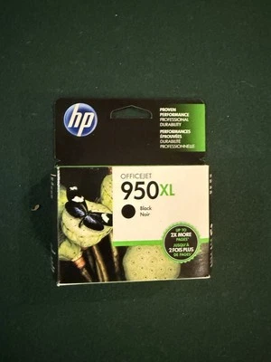 One (1) HP 950XL BLACK Cartridge (exp. 9/18)