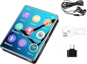 Bluetooth 5.0 MP3 Player 2.4" IPS Screen Multiple Video & Audio Formats Support 128GB Micro SD Card (Not Included)