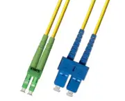 22M (72.16ft) OS2 LC/APC to SC/UPC Fiber Optic Cable Duplex Singlemode 9/125