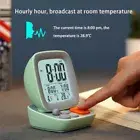 Digital Clock LED Display Desk Table Temperature Alarm Time Modern