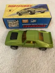 Vintage England Lesney Matchbox # 9 AMX Javelin 1972 mint in box