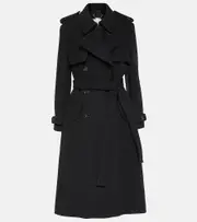 [Chloe] Chloé Wool-blend trench coat AU 18 black