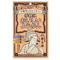 在飛比找松果購物優惠-+東瀛go+榮太樓 3味羊羹 3個入 紅豆泥餡/紅豆粒餡/黑