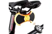 Bike Turn Signals, Bright Bike Tail Light USB Rechargeable LED Bike Rear Light, Wireless Remote Control Bike Blinkers, IPX5 Waterproof Bike Warning Light for Night(Black)