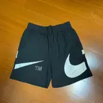 (SIZE M) NIKE 大LOGO 短棉褲  （H中抽）