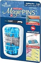 Taylor Seville Originals Comfort Grip Quilting Regular Magic Pins-Sewing and Quilting Supplies and Notions-Sewing Notions 100 Count