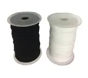 Round Elastic Band 1/8" ( 3-mm ) Width DIY, 100 Yards on Acrylic Spool