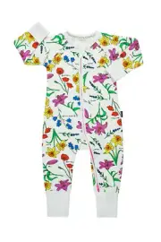Bonds Baby Long Sleeve Zippy Wondersuit Romper size 2 3 Colour Botanic