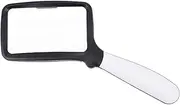 LRXIYODE Handheld Magnifying Glass with LED Light Ergonomic Magnifier Tool for Home Reading for Seniors High Grade Lens for Hobbies and Crafts
