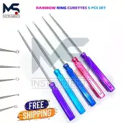 Orthopedic Ring Curettes 5Pcs Set, Articular Margin Prior To Anchor Insertion