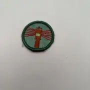 Vintage Girl Scout Badge Patch Community Safety