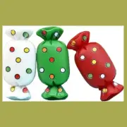Christmas candy 5pc or 10pc thumbtacks push pins magnets decorator message