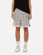 [XXIII] Xxiii Textured Ball Shorts Brown/cream - Size XL XL Brown/Cream