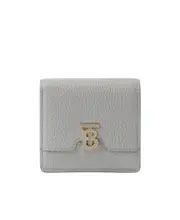 TB grained-texture leather wallet One size Gray