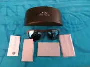 A/X Emporio Armani EA4114 5673/55 Sunglaaes Blue W/ COA And Case + Papers