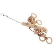 Gnawing Skewers Parrot Rotating Perch Toys Bird Feeder Cages