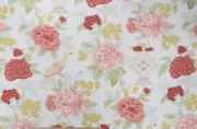 4 Drapes (2 sets only) Jaclyn Smith WOODROSE Asian Bird Toile Linen Blend
