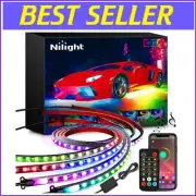 IP67 Waterproof Underglow Neon Strip Lights - App & Remote Control, 256 LED