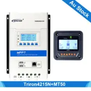 Epever MPPT Solar Charge Controller 40A+MT50 12V/24V Solar Panel Max PV 150V