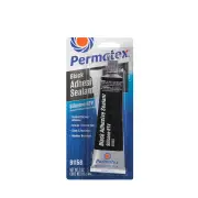 2 x Permatex Black Silicone Adhesive Sealants Carded 85G Low Odor Formula
